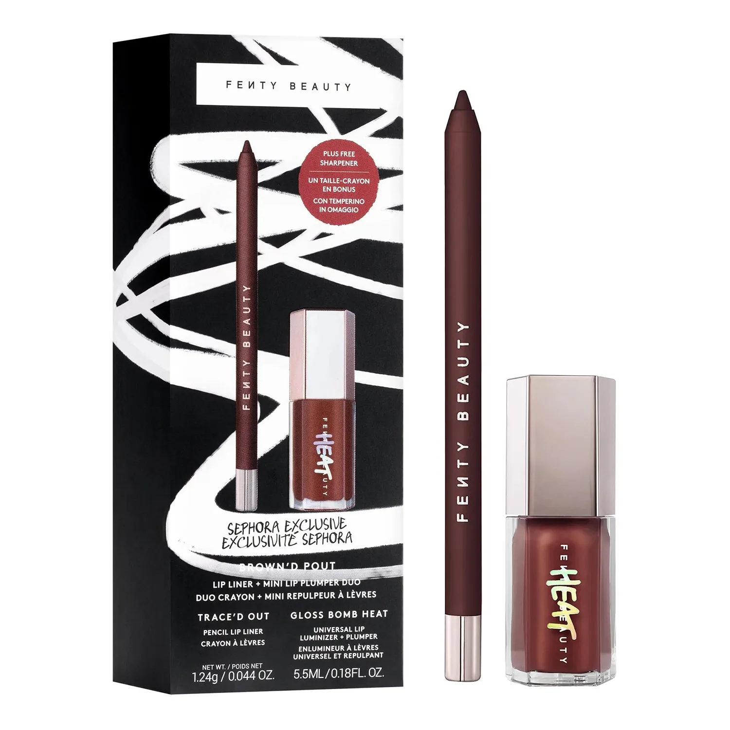 Fenty Beauty - Extra Fussy - Lip Luminizer Duo - - 5,5 Ml + 0,94 G - For Women