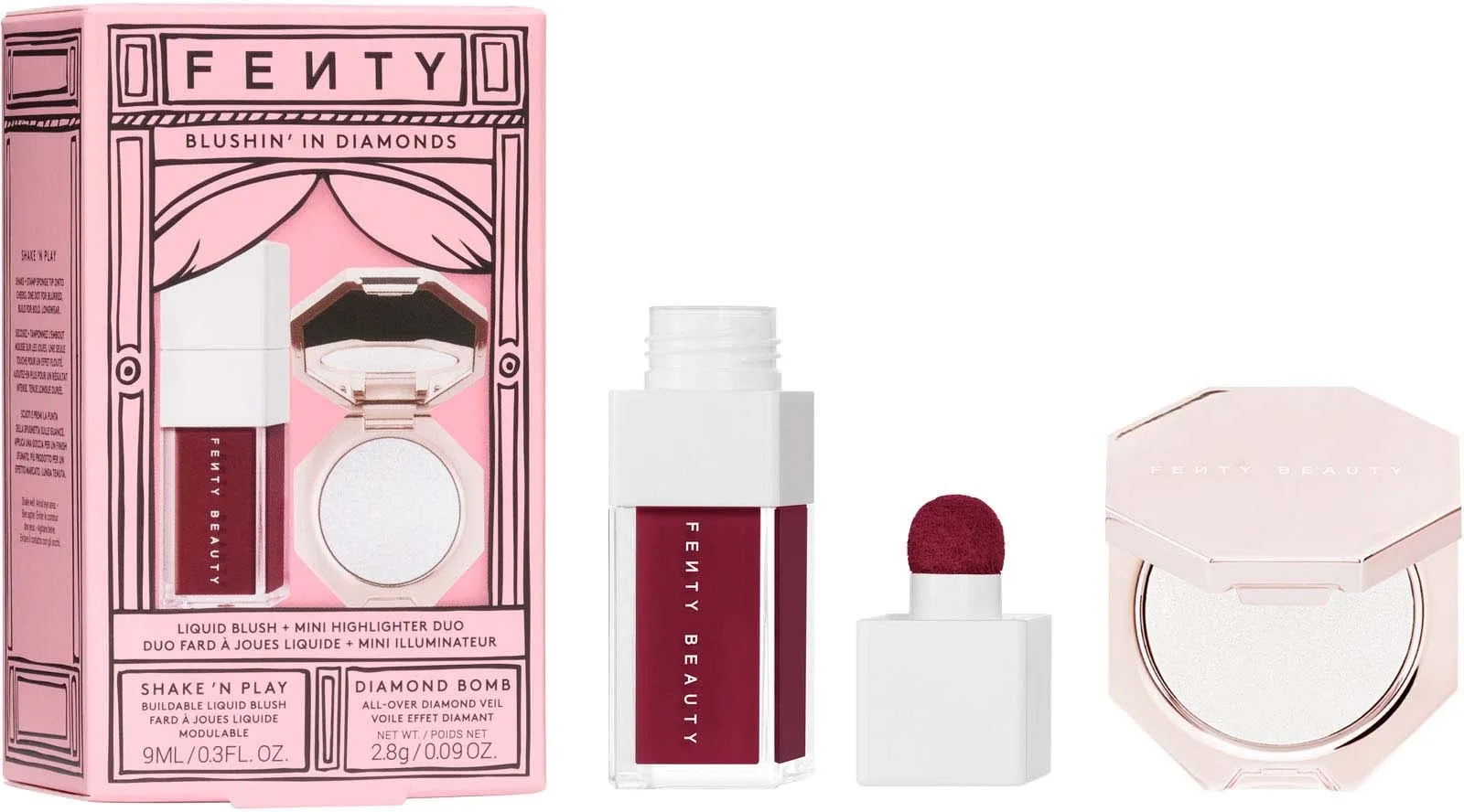 Liquid Blush + Diamond Bomb Duo Gift Set