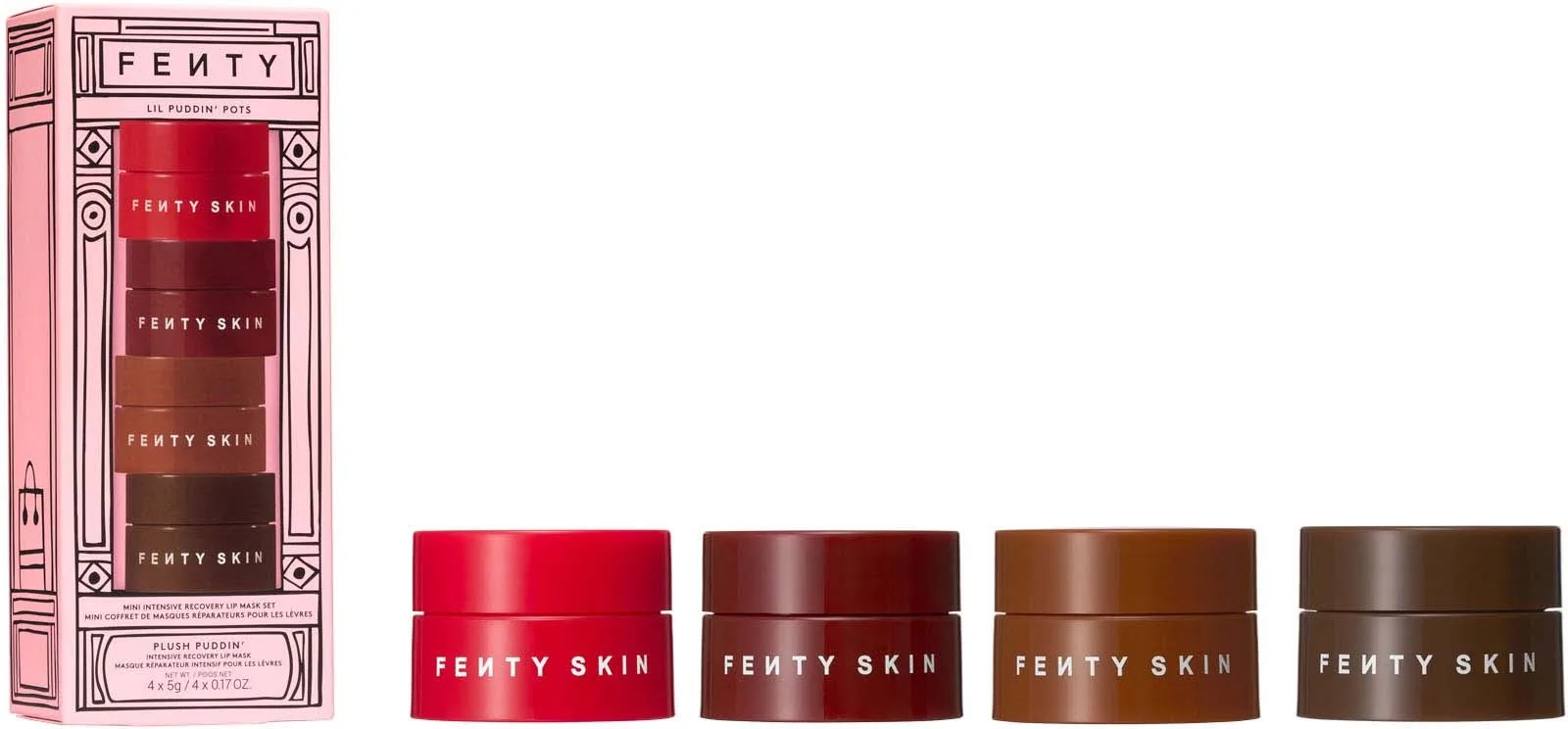 Fenty Beauty Fenty Skin Limited Edition Mini Plush Puddin' Lip Mask Set
