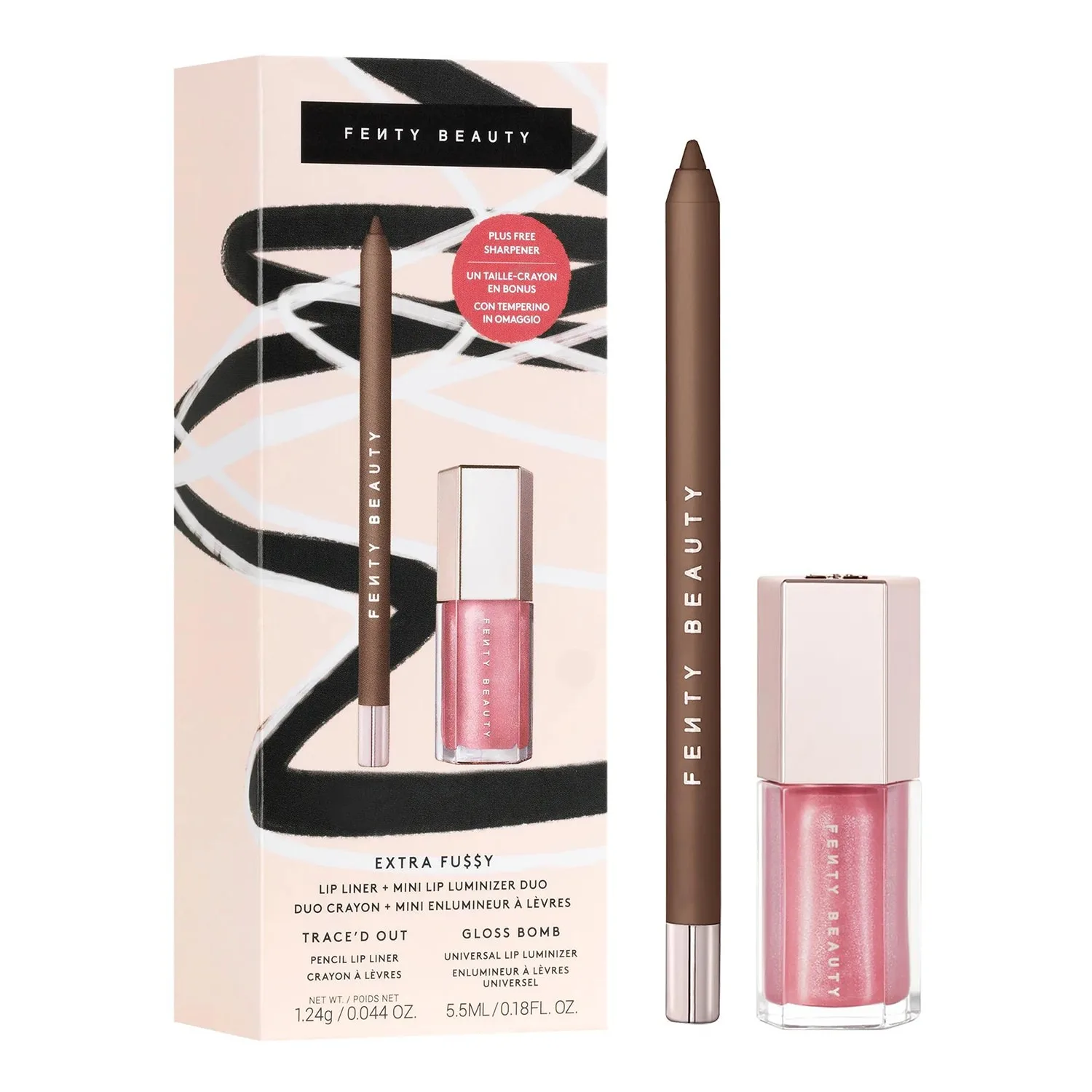 Fenty Beauty - Space Trace - Lip Luminizer Duo - - 5,5 Ml + 0,94 G - For Women