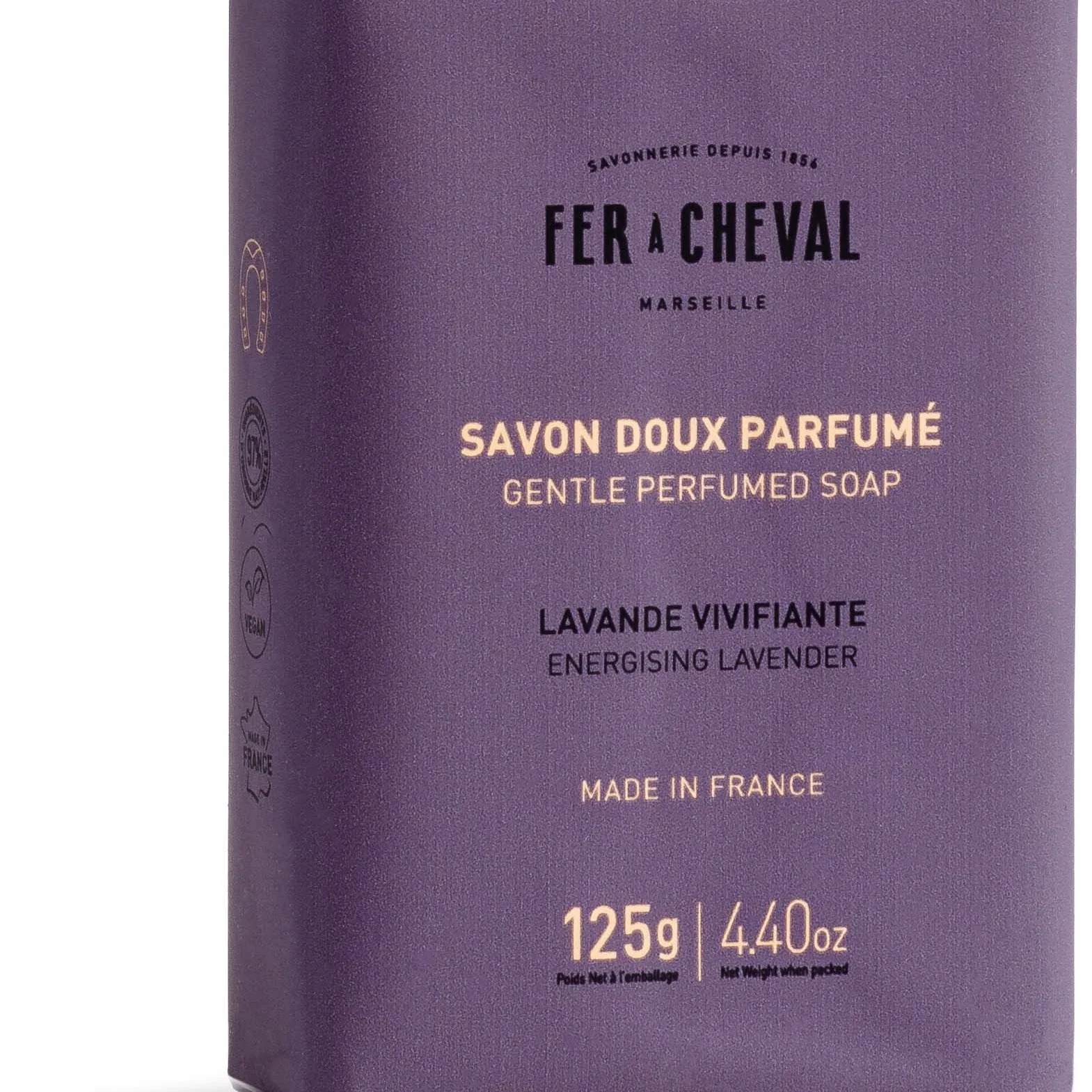 Fer à Cheval Energising Lavender Solid Soap 125 stk
