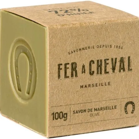 Fer à Cheval Fast Marseilletvål Kub 100 g
