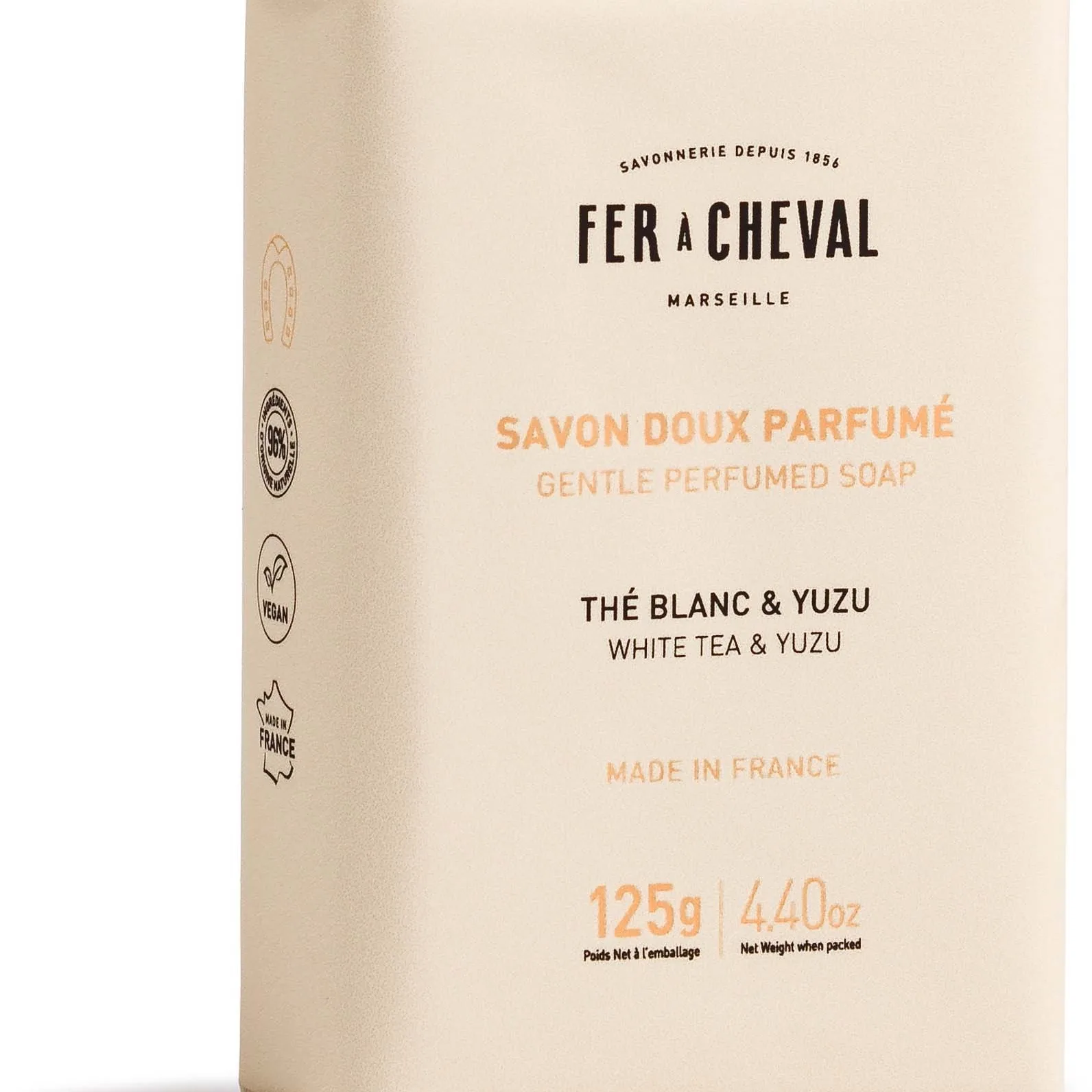 Fer à Cheval Tea & Yuzu Solid Soap 125 stk