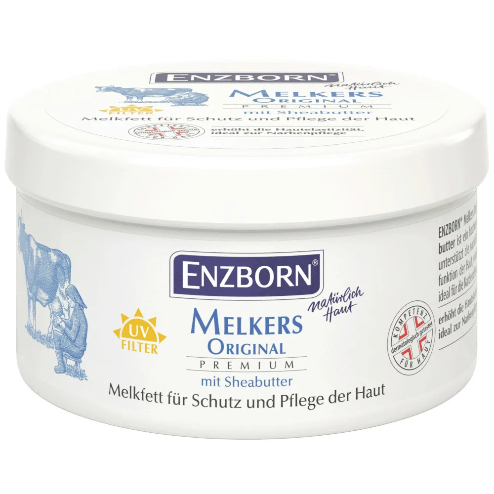Melkers Original Premium Mit Sheabutter Enzborn 250 ml Fettsalbe