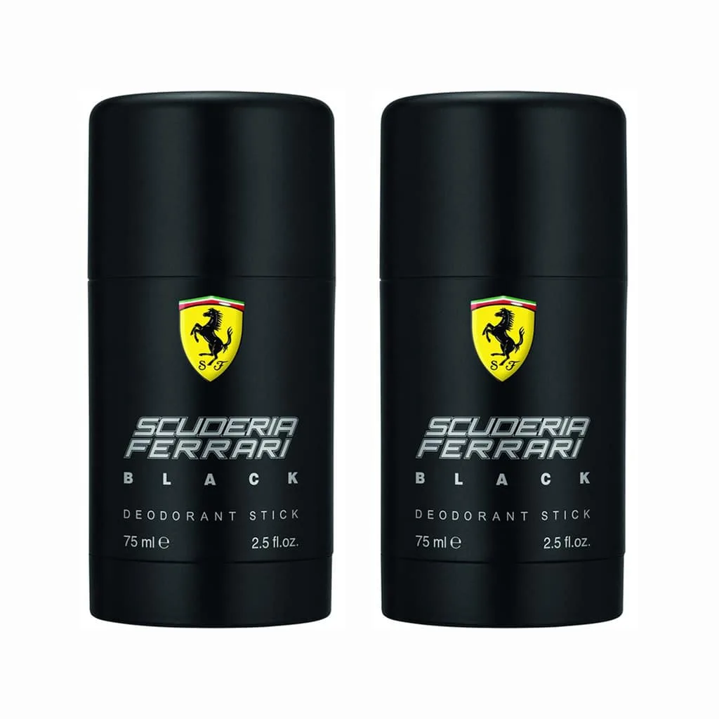 2-pack Ferrari Scuderia Black Deostick 75ml