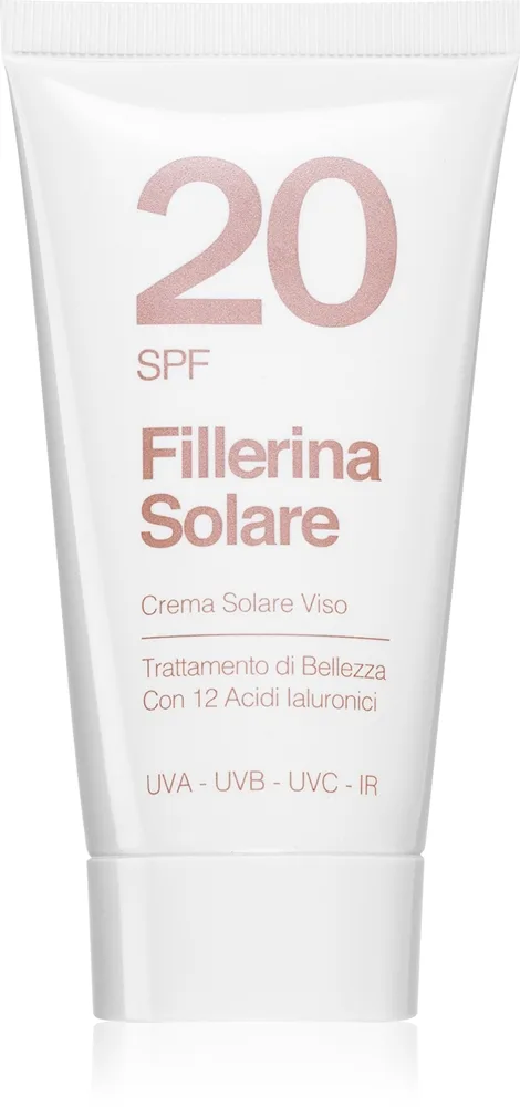 Fillerina Sun Beauty Face Sun Cream Solkräm för ansiktet SPF 20 50 ml