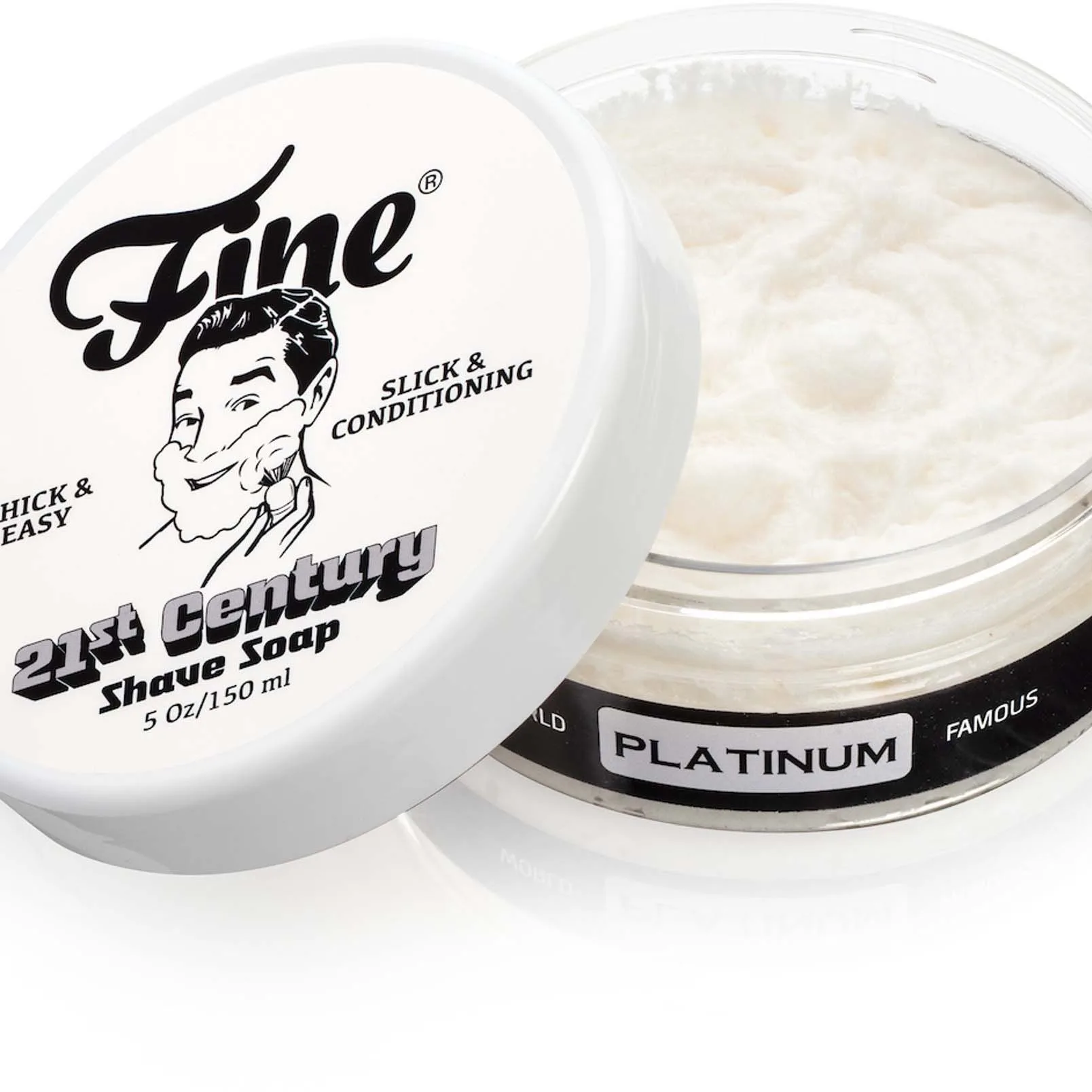 Fine Accoutrements Platinum Shaving Soap 150 ml