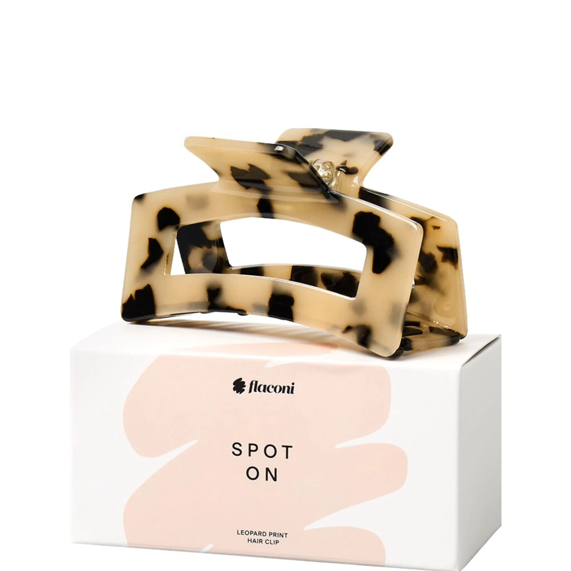 flaconi Collection Leo-Print Haarklammer aus Acetat Hårklämmor