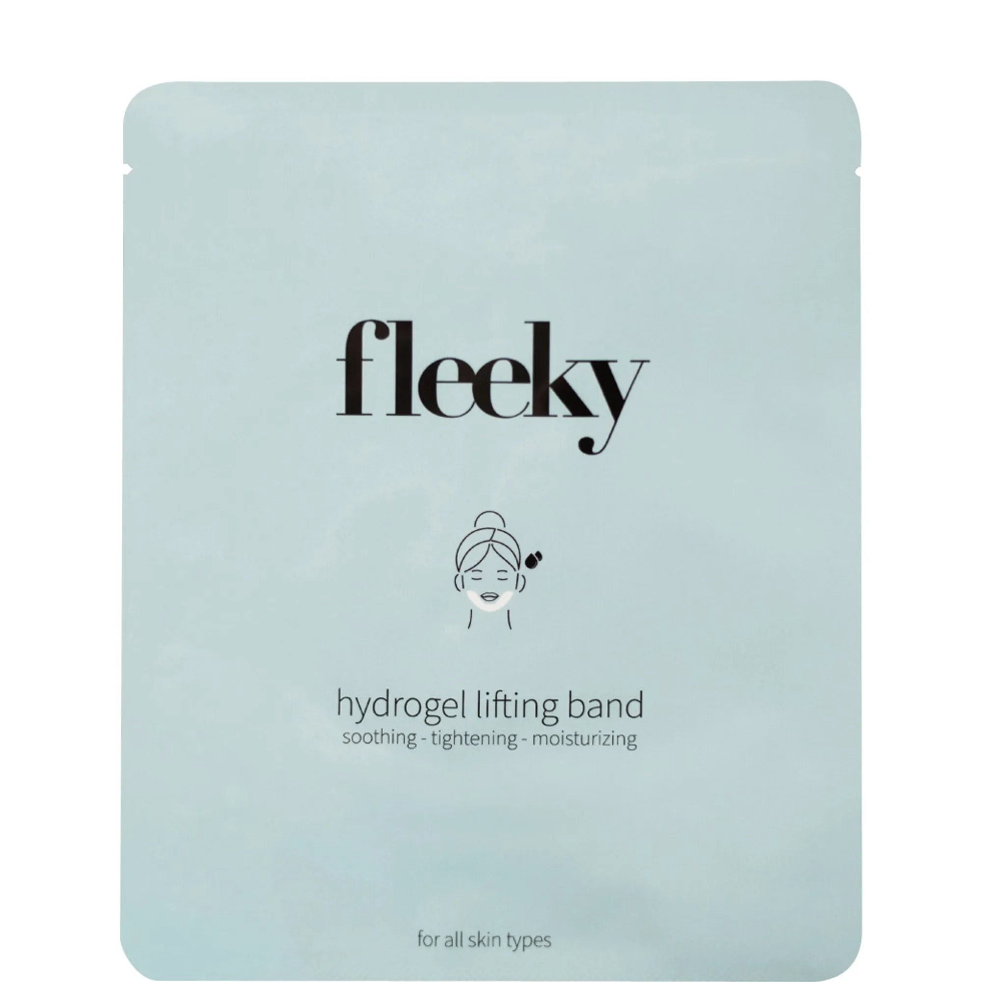 fleeky Hydrogel Lifting Band anti-rynk och fukt Ansiktsmask