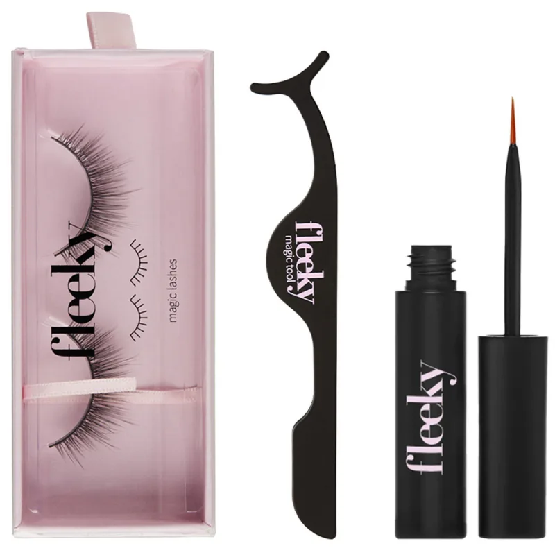 Fleeky Magic Lashes Kit - False Lashes with Glue & Applicator Passion
