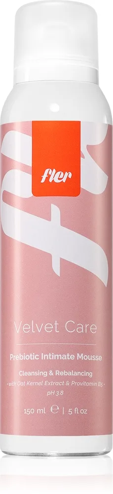 Fler Intimate Cleansing Mousse intiimialueiden pesuvaahto sisältää prebiootteja 150 ml