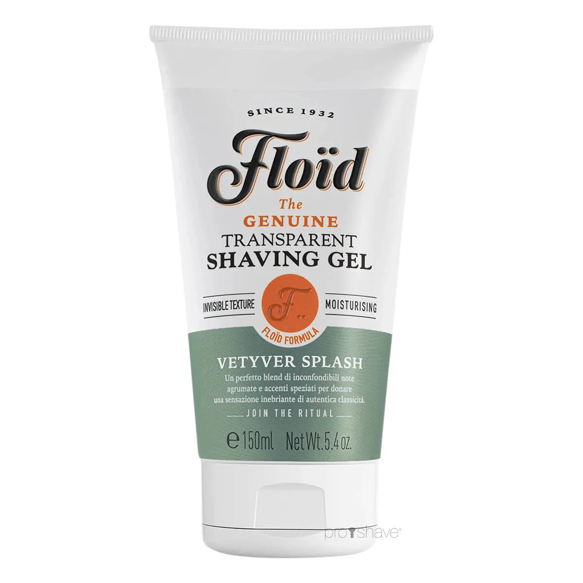 FloÃ¯d Transparent Shaving Gel Vetyver Splash (150 ml)