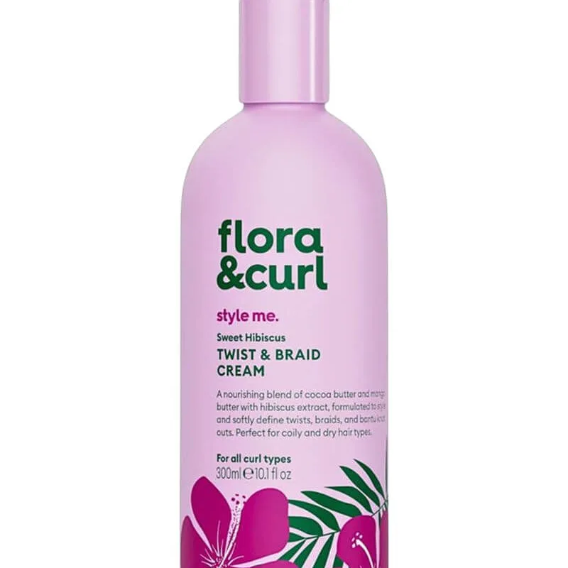 Flora & Curl Sweet Hibiscus Twist & Braid Cream 300 ml