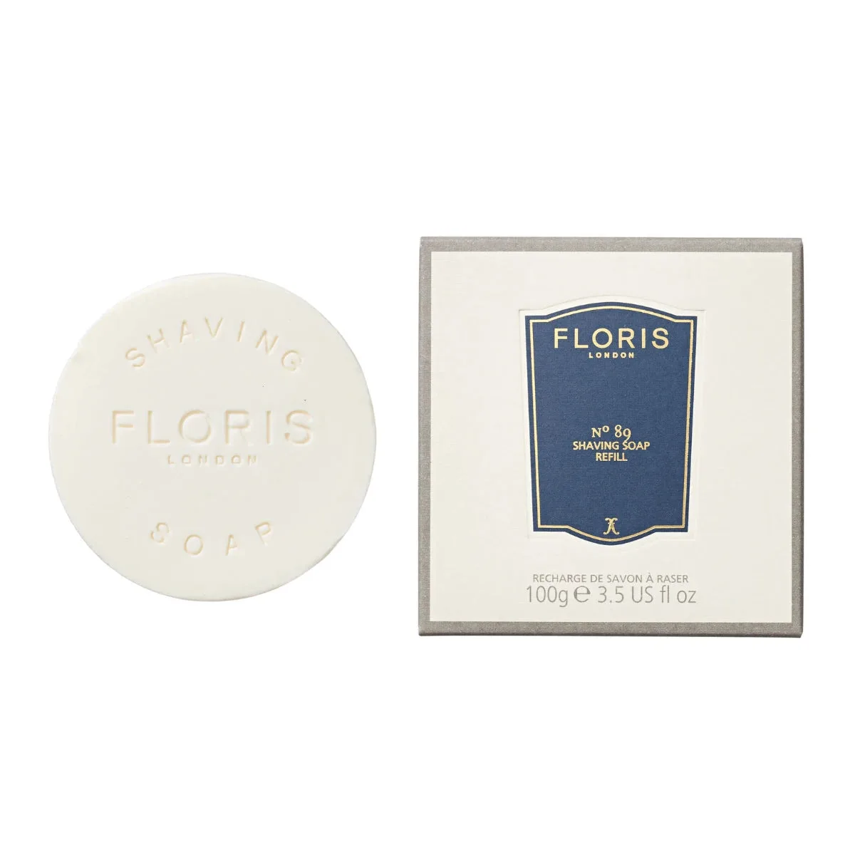 Floris London No.89, Barbersæbe REFILL, 100 gr.