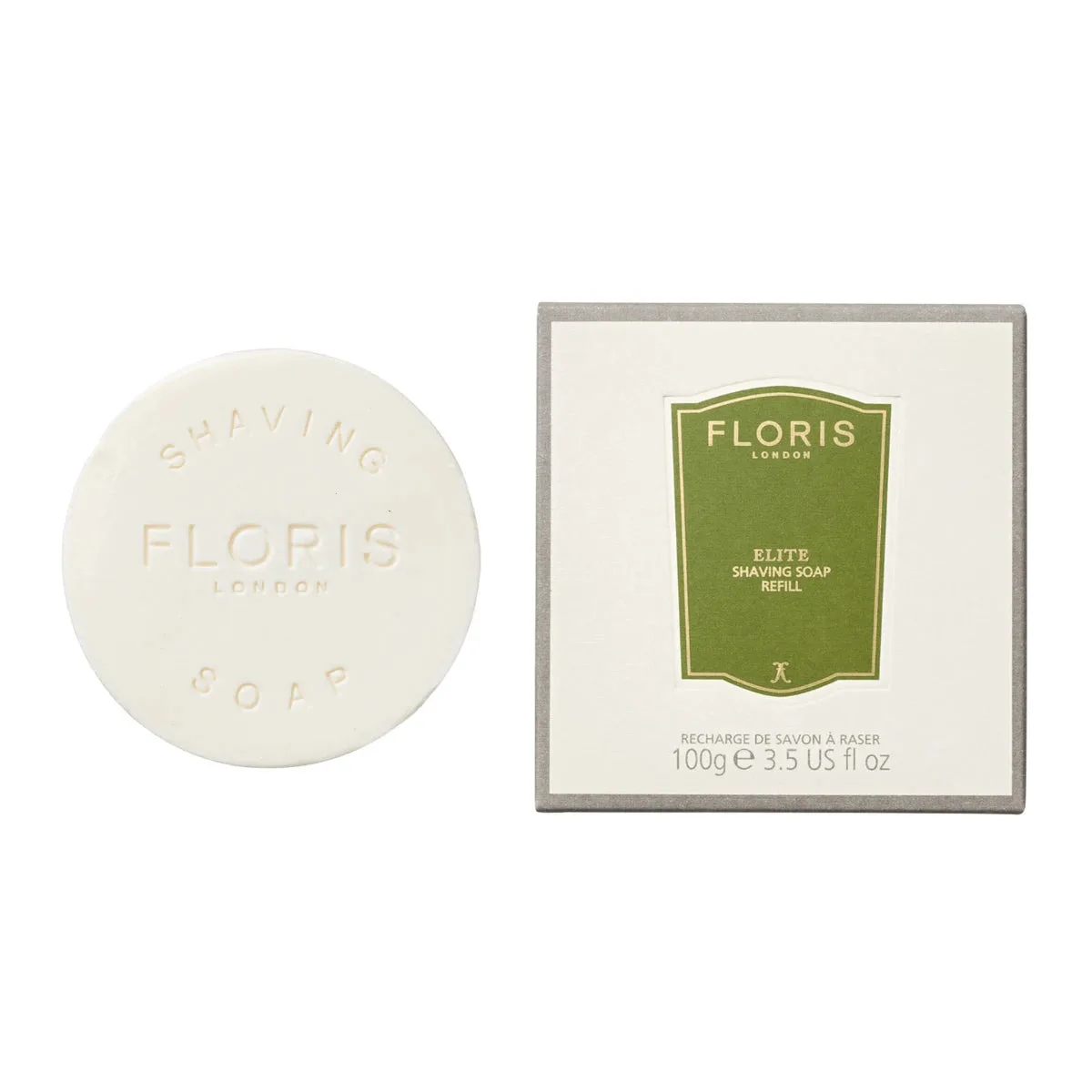 Floris London Elite, Barbersæbe REFILL, 100 gr.