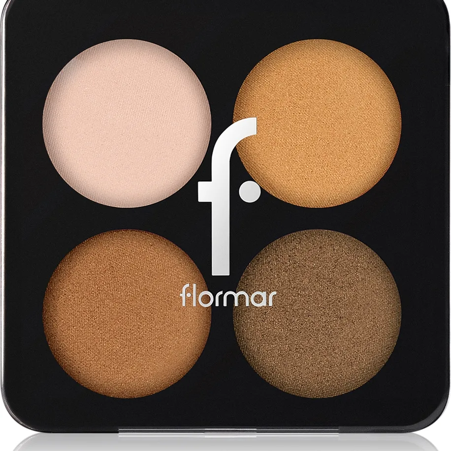 flormar Color Eyeshadow Palette Palett för ögonskugga Skugga 003 Bronze Goddess 6 g