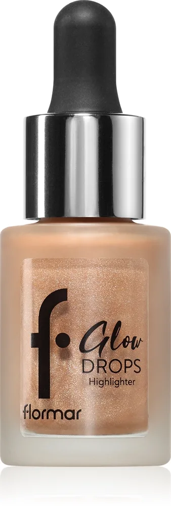 flormar Glow Drops Highlighter Flytande highlighter Skugga 002 Sun Glow 14 ml