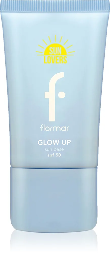 flormar Glow Up Sun Base SPF 50 Fugtgivende makeup primer med lysende effekt SPF 50 40 ml