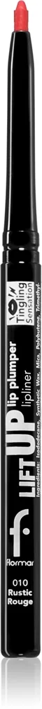 flormar Lift Up Lip Plumper Lipliner pitkäkestoinen huultenrajauskynä suurentava vaikutus sävy 010 - Rustic Rouge 0.35 g