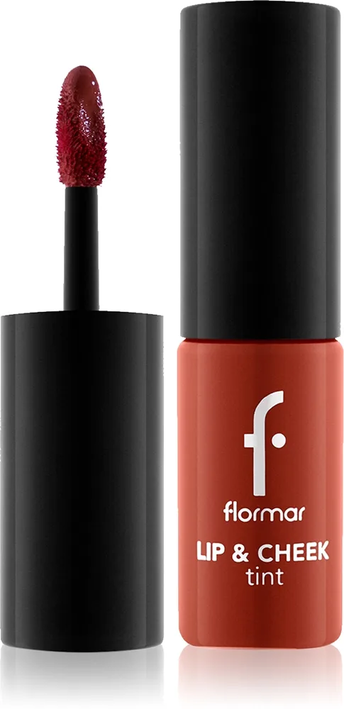 flormar Lip & Cheek Tint nestemäinen poskipuna huuliin ja poskiin sävy 003 Apricot Marmalade 6.7 ml