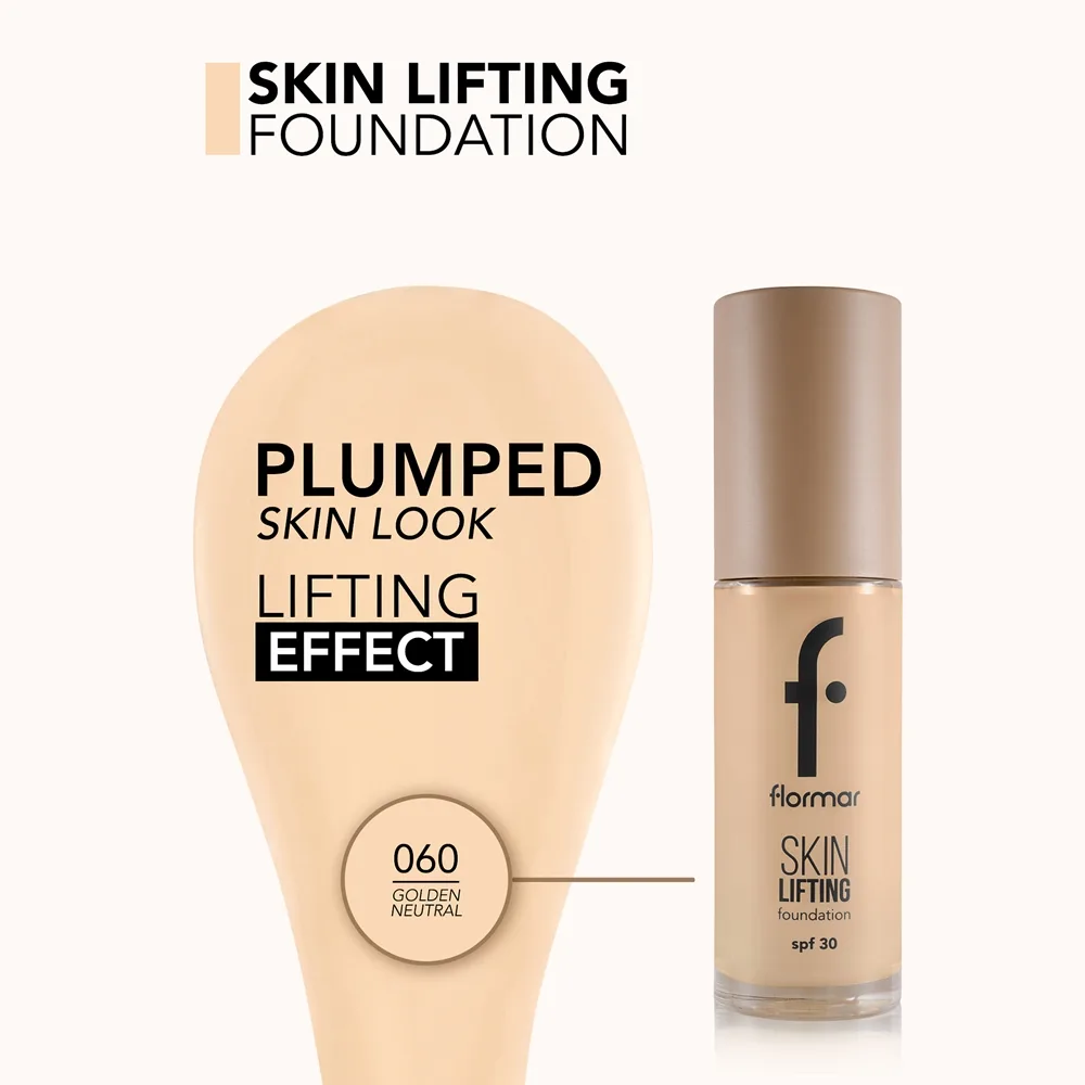 flormar Skin Lifting Foundation Fugtende foundation SPF 30 Skygge 060 Golden Neutral 30 ml