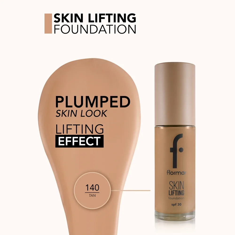 flormar Skin Lifting Foundation Fugtende foundation SPF 30 Skygge 140 Tan 30 ml