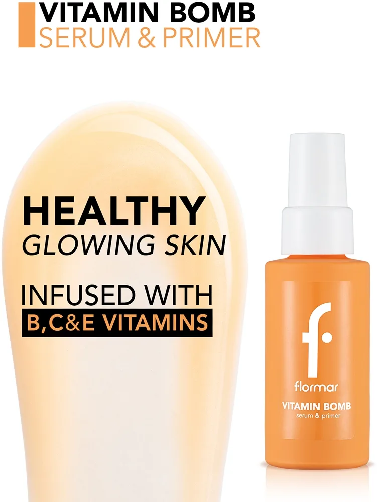 flormar Vitamin Bomb Serum&Primer Lysnende serum Med B-, C- og E-vitamin 30 ml