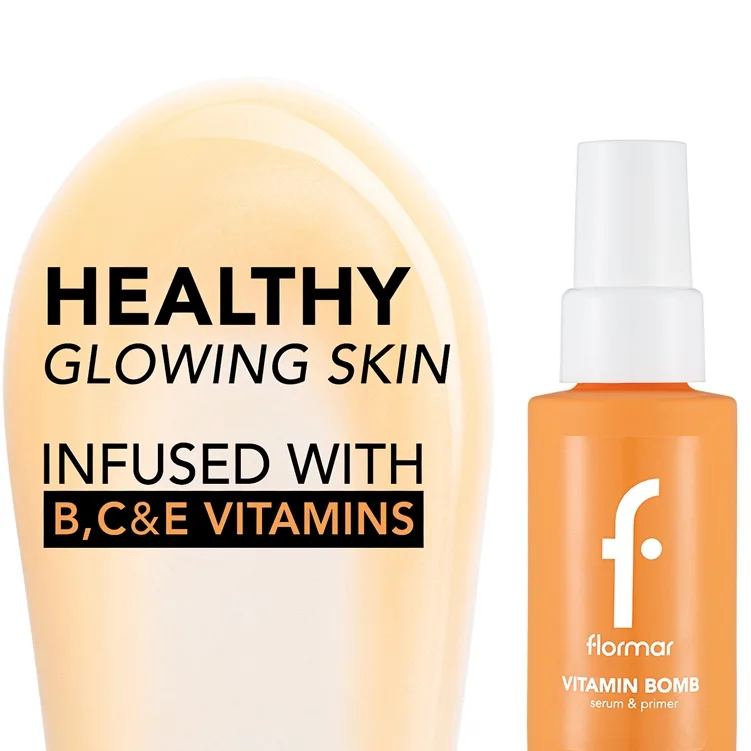 flormar Vitamin Bomb Serum&Primer Lysnende serum Med B-, C- og E-vitamin 30 ml