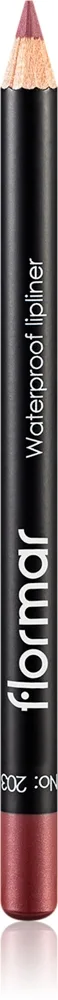 flormar Waterproof Lipliner vedenkestävä huulikynä sävy 203 Subdued Pink 1,14 g