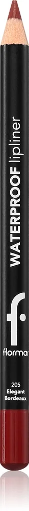 flormar Waterproof Lipliner vedenkestävä huulikynä sävy 205 Elegant Bordeaux 1.14 g