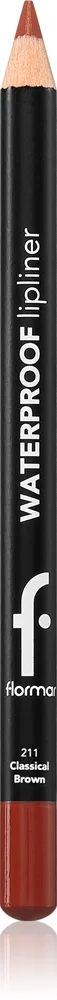 flormar Waterproof Lipliner vedenkestävä huulikynä sävy 211 Classical Brown 1.14 g