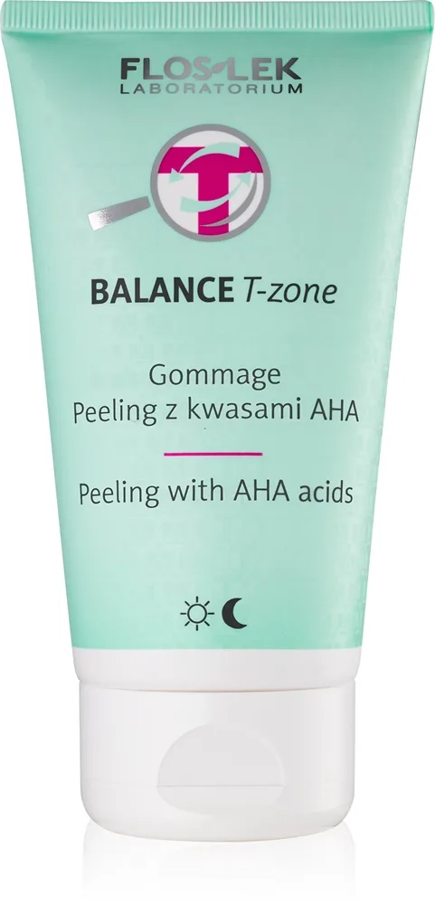 FlosLek Laboratorium Balance T-Zone Gommage Peeling til kombineret hud 125 g