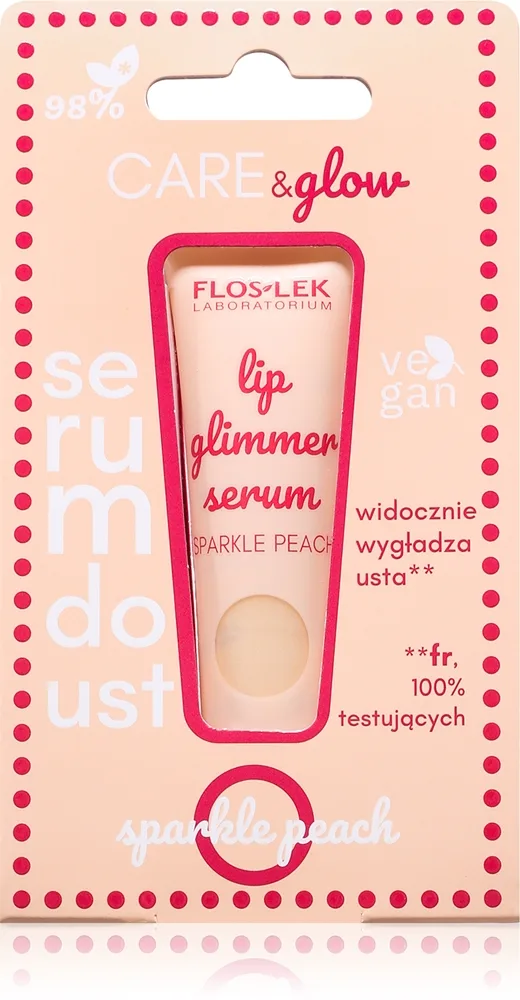 FlosLek Laboratorium Lip Glimmer Serum Långvarig läppglans 14 g