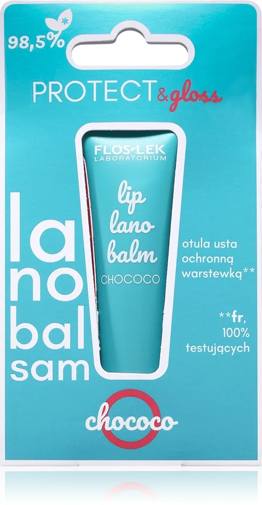 FlosLek Laboratorium Protect & Gloss Lip Lanobalm Intensiv läppbalsam 12 g
