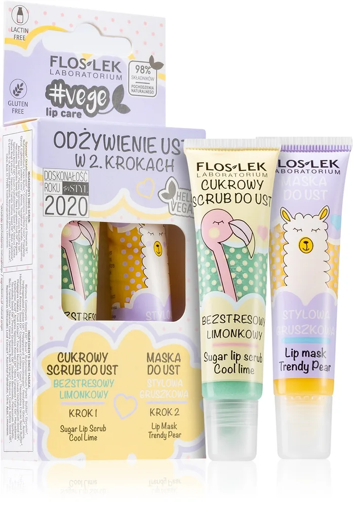 FlosLek Laboratorium Vege Lip Care huulimeikkisetti