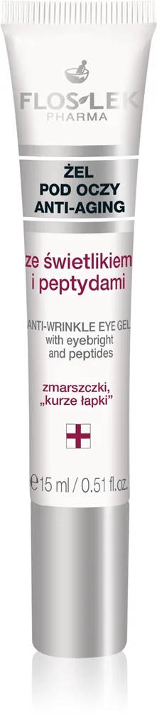 FlosLek Pharma Eye Care Øjengel med anti-aldringseffekt 15 ml