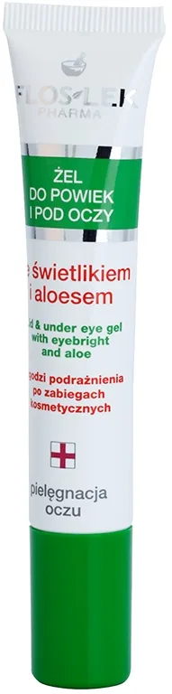 FlosLek Pharma Eye Care Øjengel med øjentrøst og Aloe Vera 15 ml
