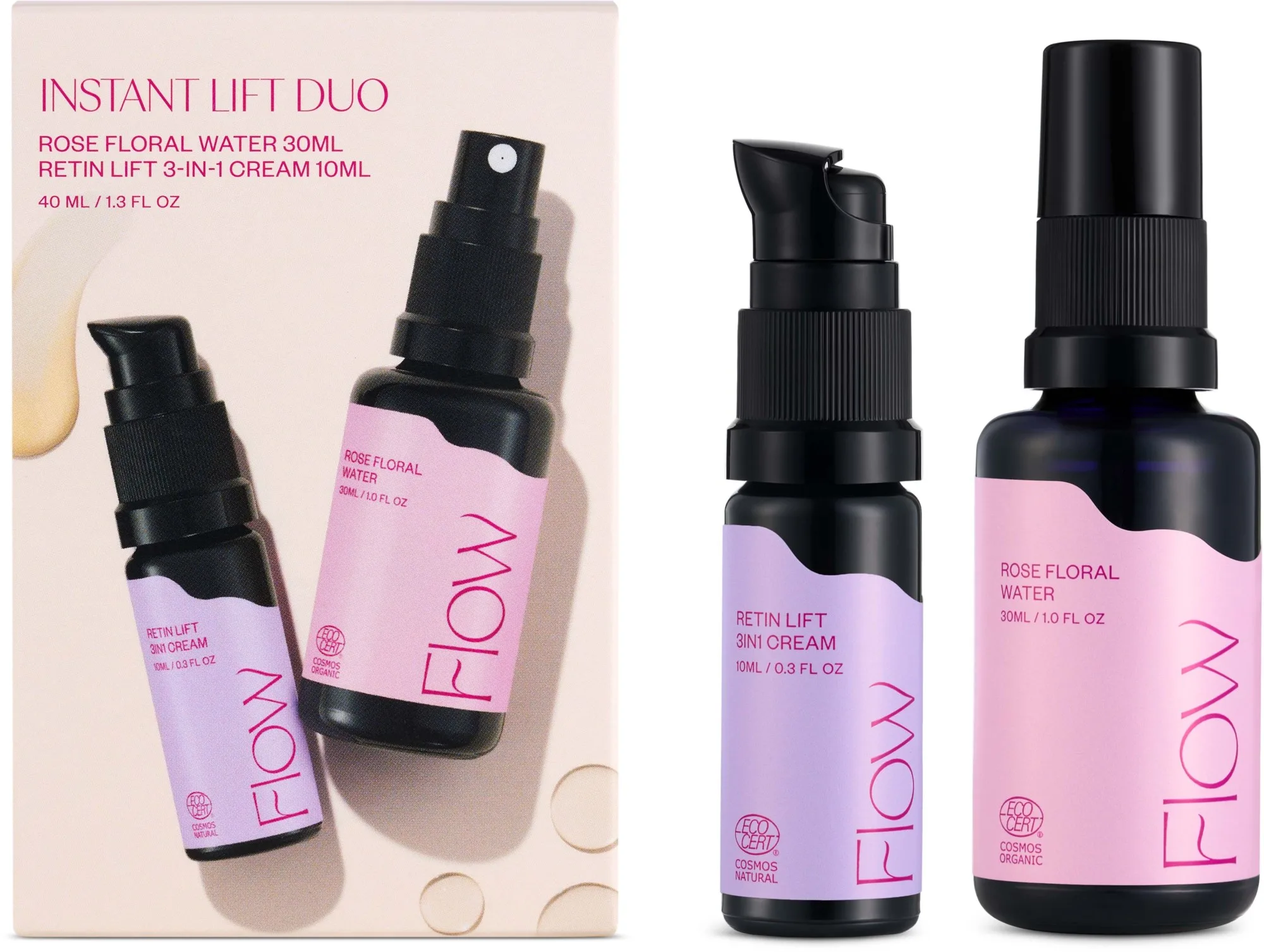 Flow Cosmetics Instant Lift Duo Kit 40 ml
