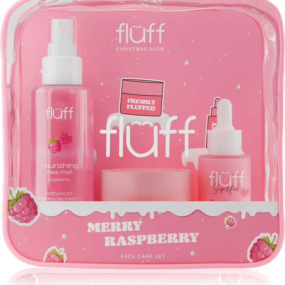 Fluff Christmas Glow Merry Raspberry julklappsset