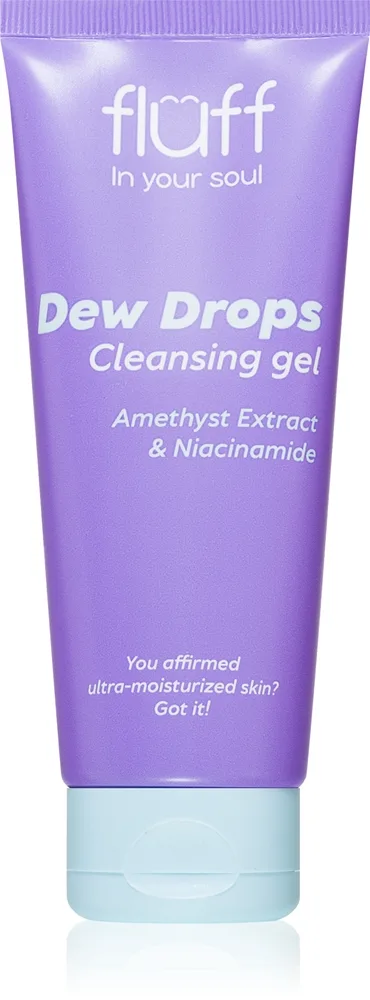 Fluff Dew Drops Gel ansiktsrengörare med niacinamid 100 ml
