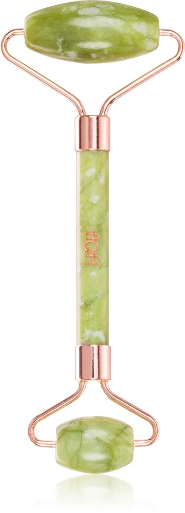 Fluff Face Roller Green Jade massagehjälpmedel för ansikte 144x45x35mm 1 st.