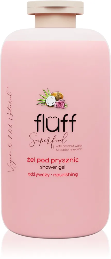 Fluff Superfood Duschtvål Coconut Water & Raspberry 500 ml