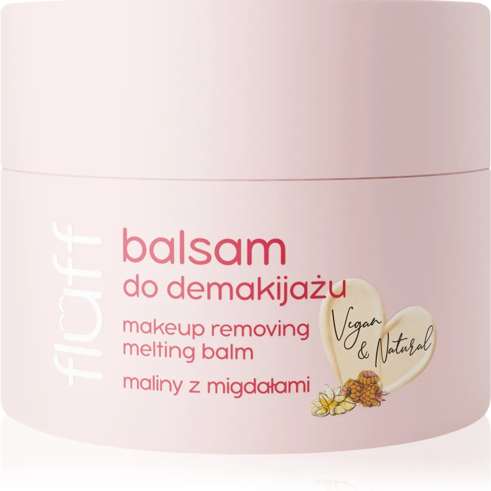 Fluff Superfood Sminkborttagande rengöringsbalsam Raspberries with Almonds 50 ml