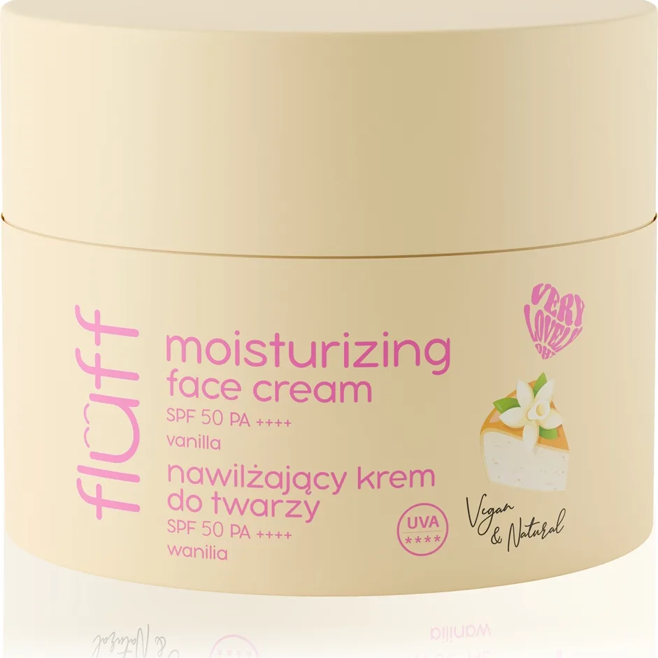 Fluff Vanilla Fuktgivande kräm för ansikte 50 ml