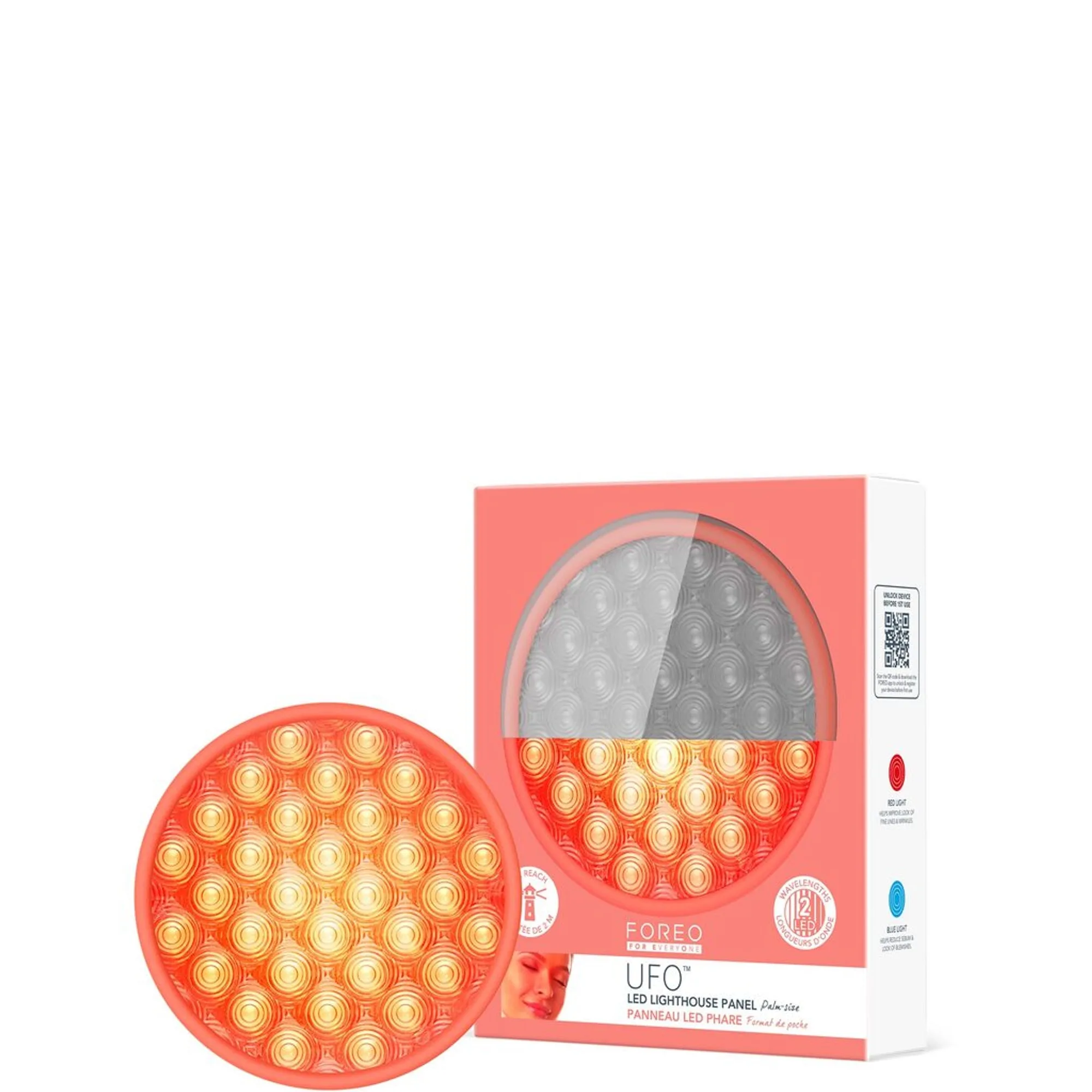 FOREO UFO™ LED Lighthouse Panel Palm-size Peach of Cake! - 1 pcs
