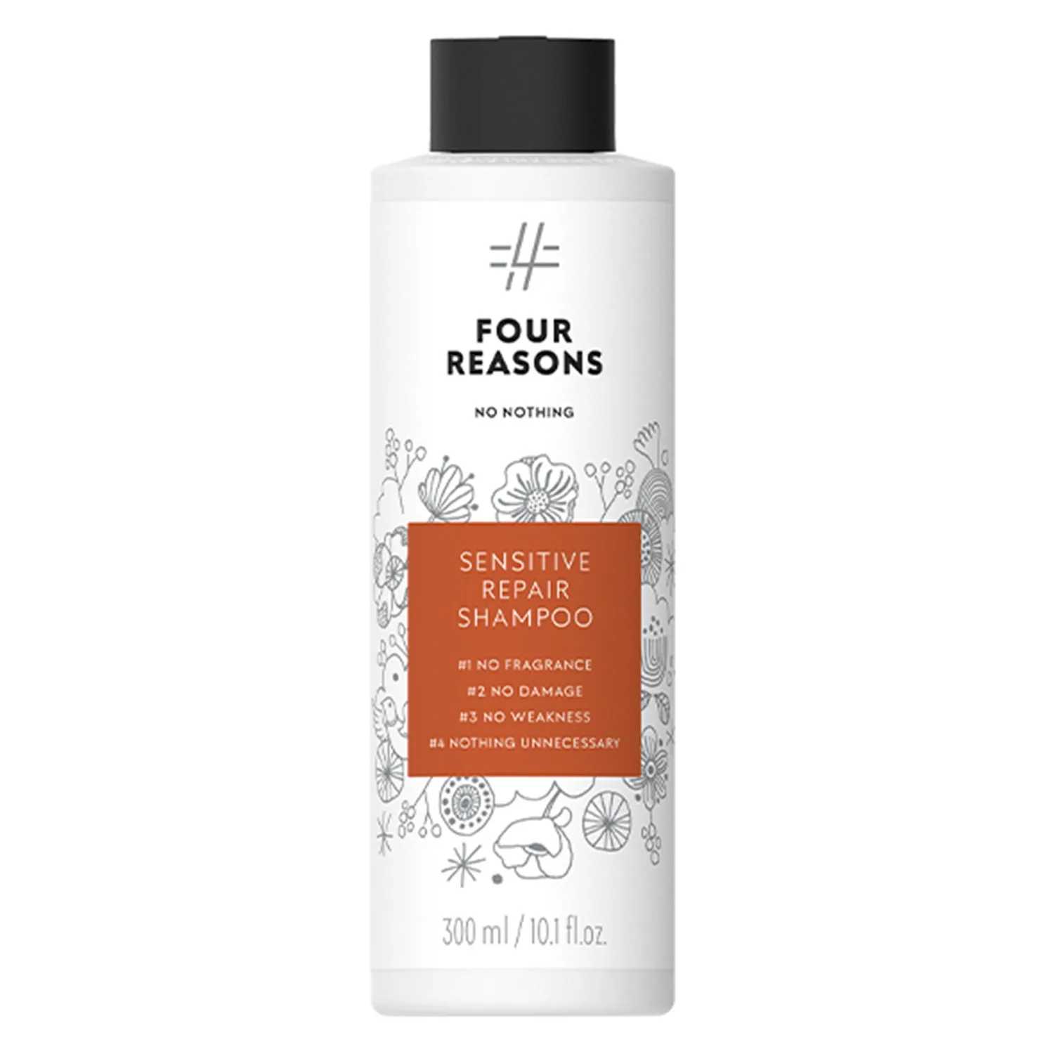 Four Reasons No Nothing Sensitive Repair Shampoo (300ml)
