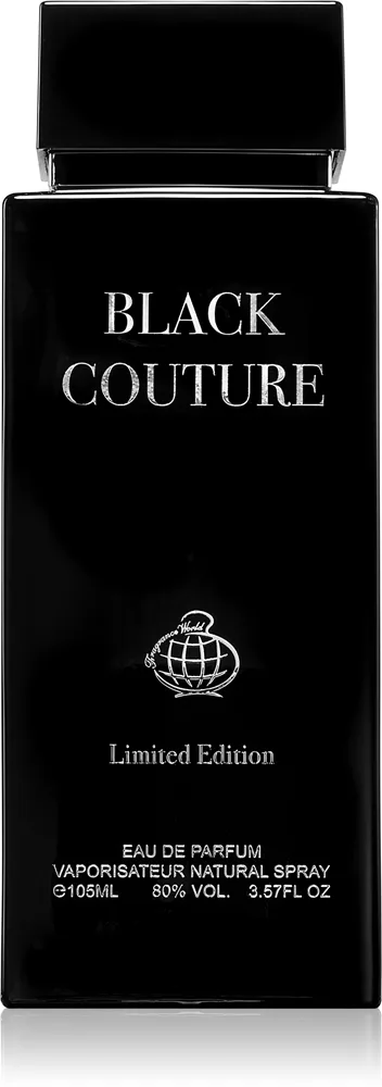 Fragrance World Black Couture Eau de Parfum för män 105 ml