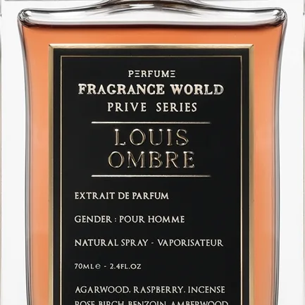 Fragrance World Prive Series Louis Ombre Eau de Parfum för män 70 ml