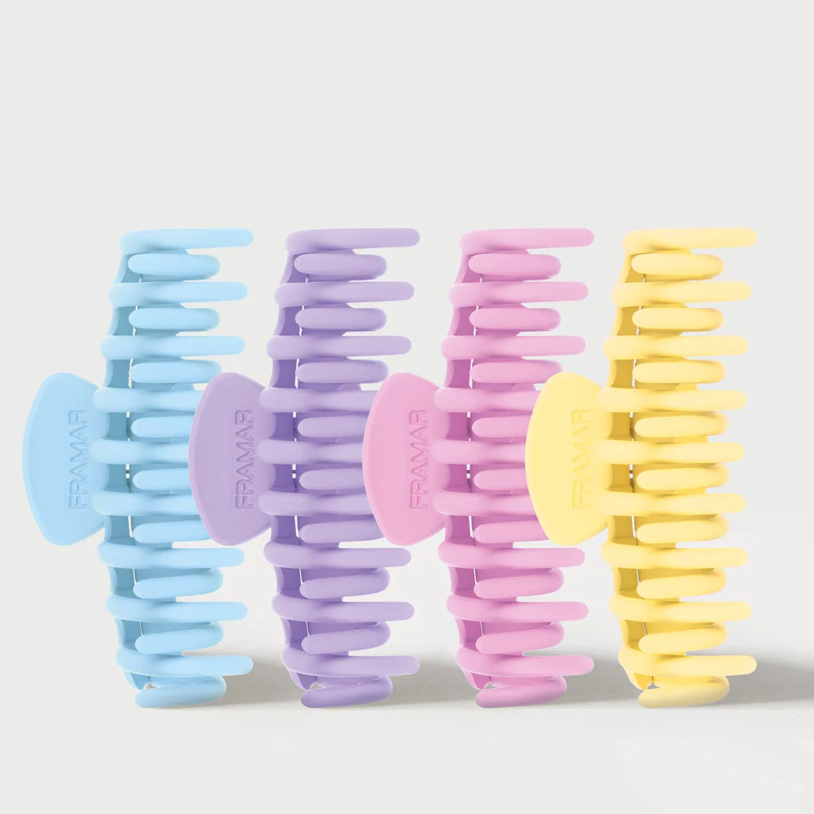 FRAMAR Claw Clips Pastel, 4 kpl/pkt
