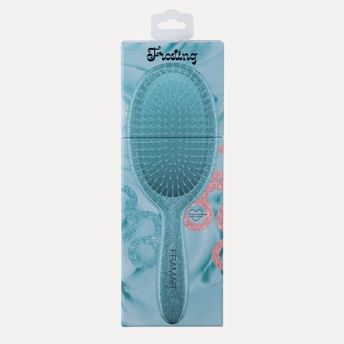 FRAMAR Cookie Cutter Detangle Brush - Frosting